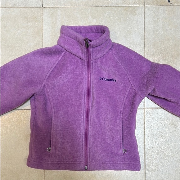 Columbia Kids Purple Fleece Jacket - Picture 1 of 5